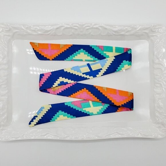 Skinny Scarf | Hand Bag, Neck Scarf (2 pieces) - Color Set #7 / Brand NEW - Picture 9 of 13